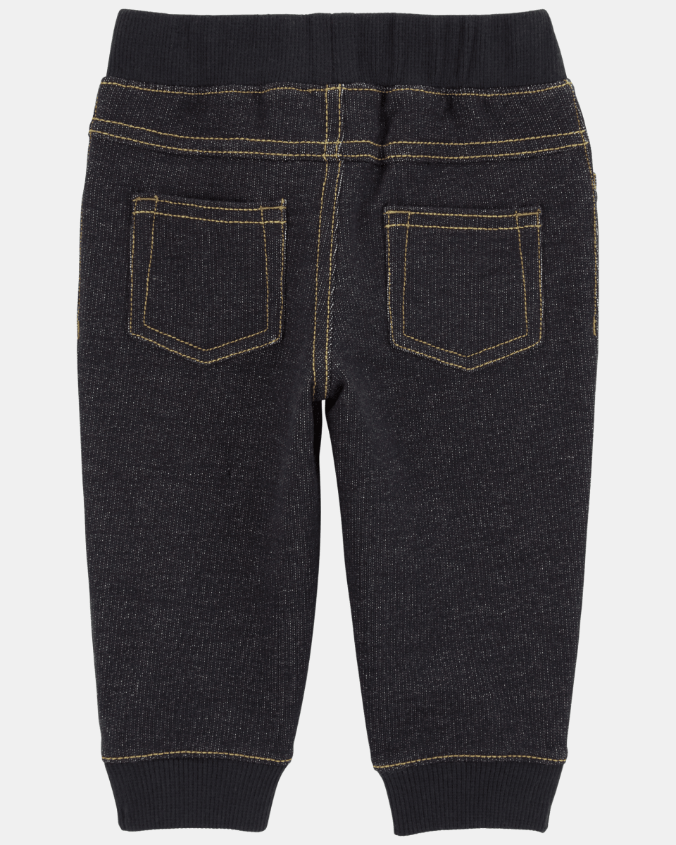 Conjunto dos piezas, pantalón jean y body henley térmico - Carter's