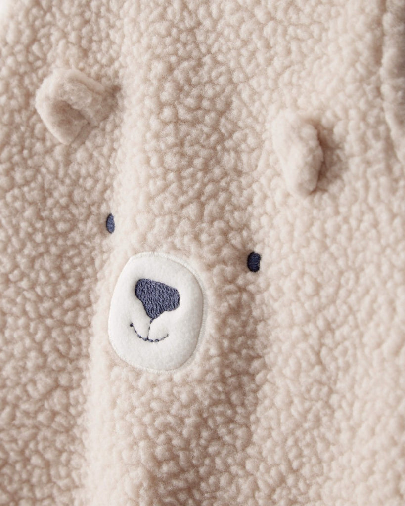 Conjunto dos piezas peto con oso y camiseta - Carter's