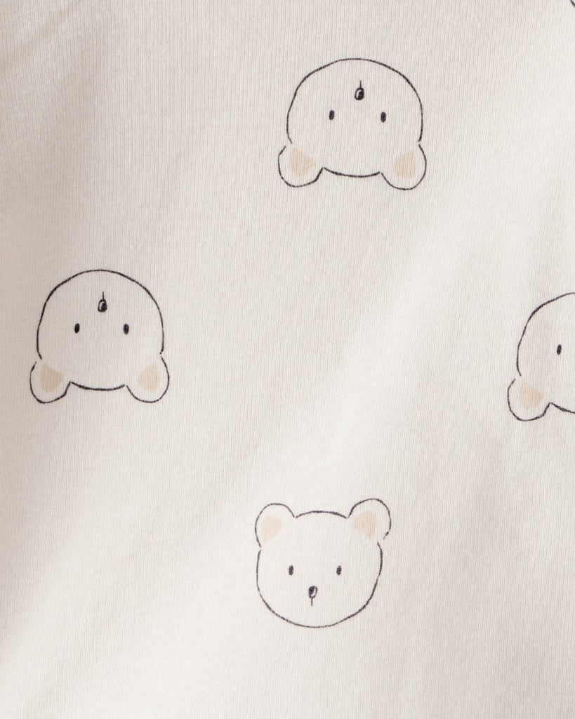 Conjunto dos piezas peto con oso y camiseta - Carter's