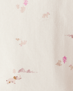 Conjunto dos piezas peto de felpa con oso y camiseta morado - Carter's