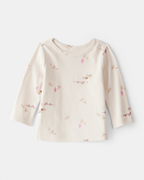 Conjunto dos piezas peto de felpa con oso y camiseta morado - Carter's