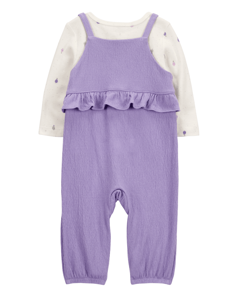 Conjunto dos piezas peto largo y camiseta diseño globo aerostático - Carter´s