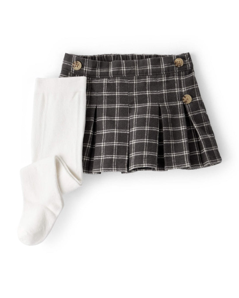 Conjunto falda con leotardos estampados - Carter's