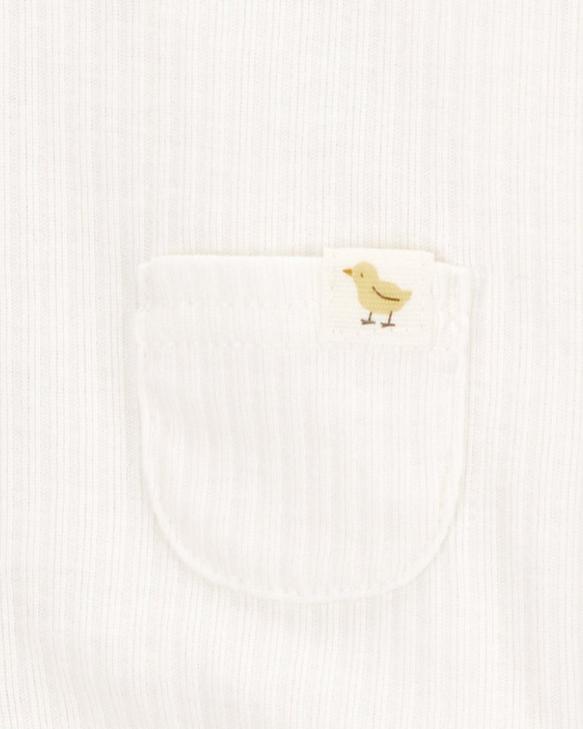 Conjunto tres piezas algodón pantalón chaqueta y body diseño patitos - Carter´s