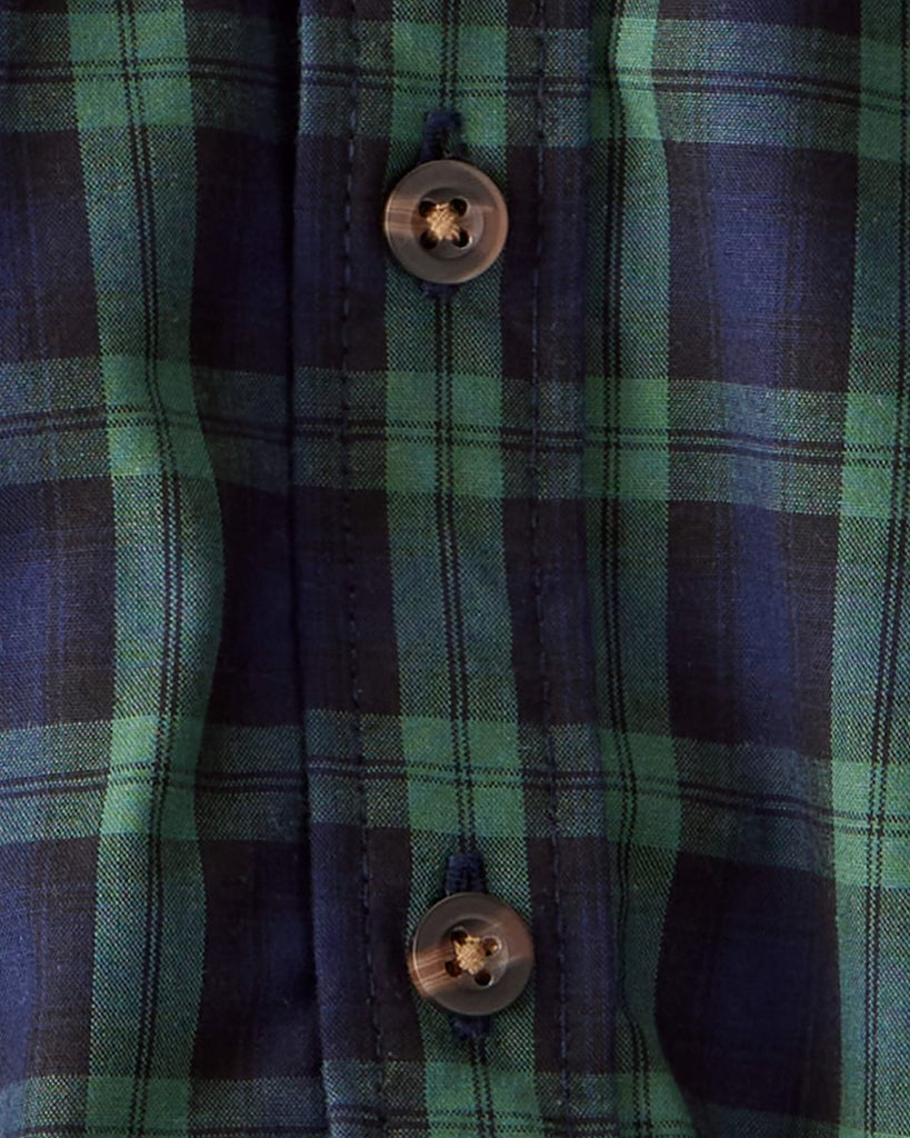 Conjunto tres piezas body a cuadros, pajarita y pantalón beige - Carter's