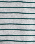 Conjunto tres piezas chaleco de forro polar, body y pantalón verde - Carter's
