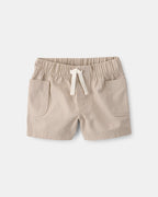 Conjunto tres piezas de algodón con camiseta, body y pantalón corto con diseño “Into the Wild” - Carter's