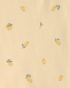 Conjunto tres piezas de algodón con dos bodies y pantalón, diseño limones - Carter's