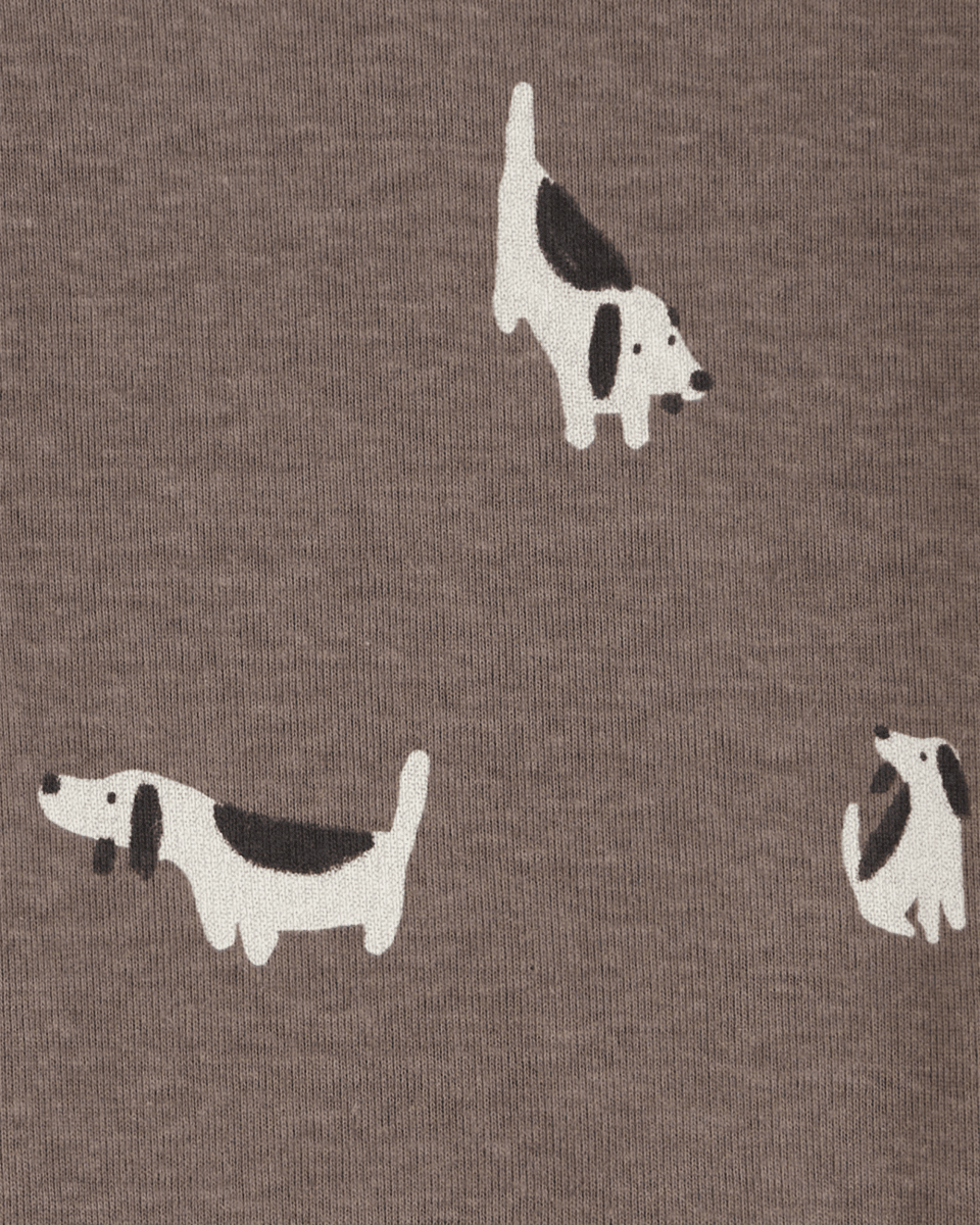 Conjunto tres piezas pantalón y dos bodies diseño de perro - Carter's