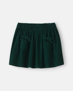 Falda pantalón de pana con bolsillos de lazo, verde - Carter's