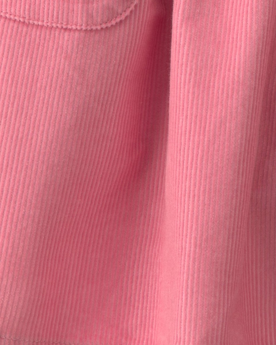Falda pantalón de pana evasé con lazo, rosa - Carter's