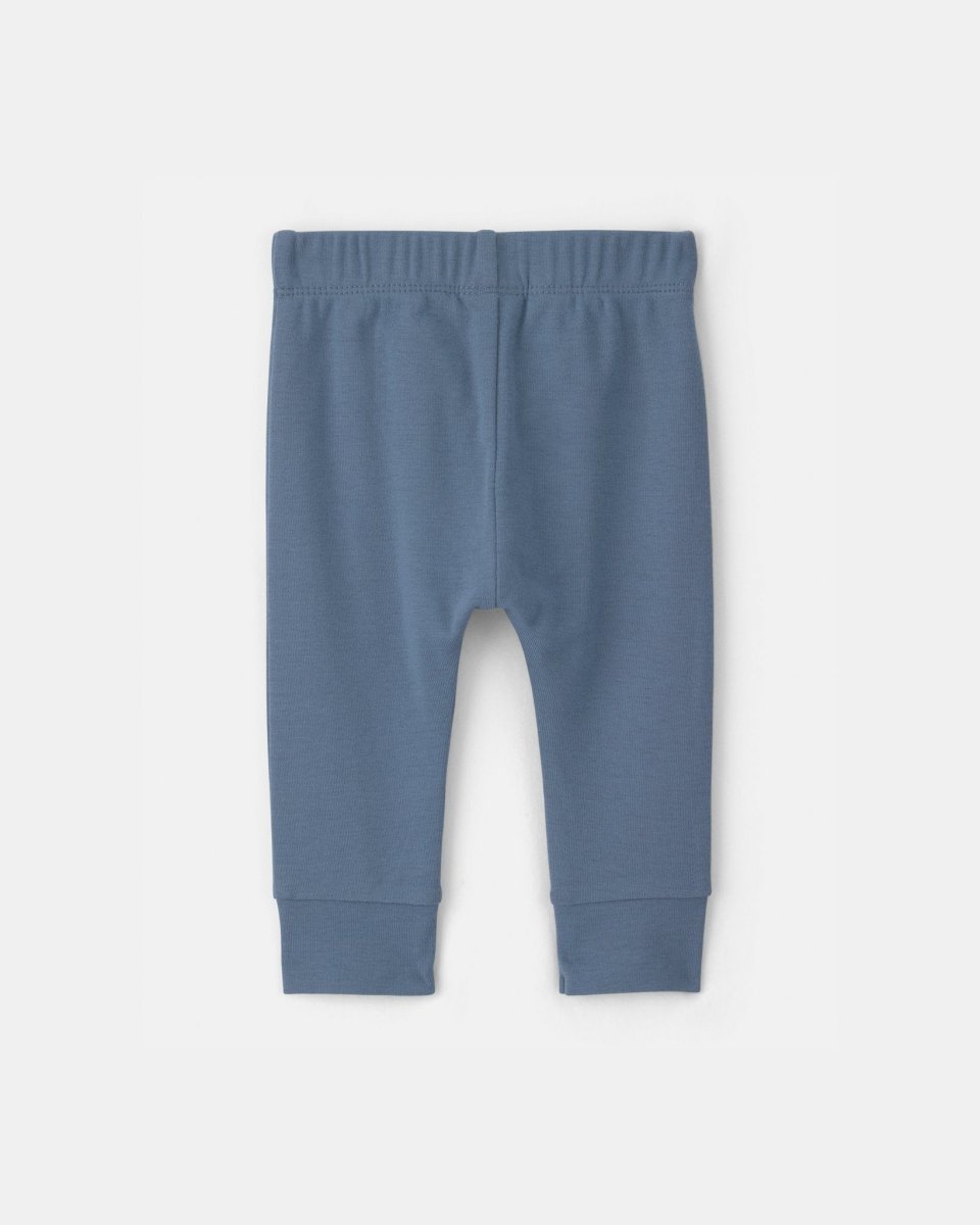 Pack 2 pantalones de algodón con cintura elástica, azul - Carter's
