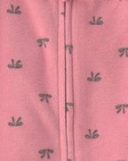 Pack 2 pijamas de polar con cremallera, leopardo en rosa - Carter's