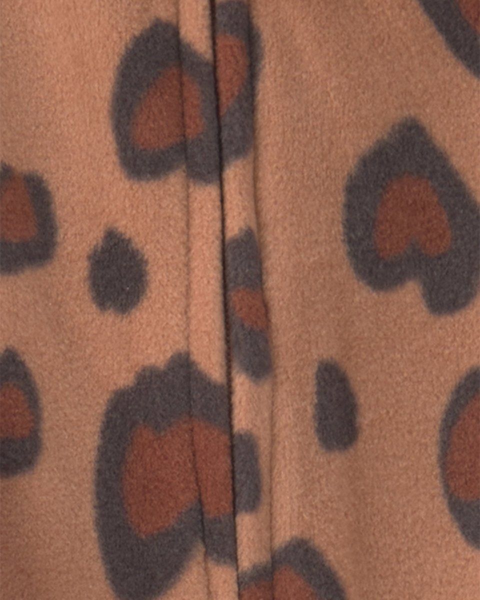 Pack 2 pijamas de polar con cremallera, leopardo en rosa - Carter's