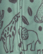 Pack 2 pijamas de polar con cremallera, safari a rayas - Carter's