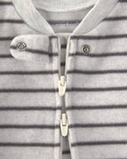 Pack 2 pijamas de polar con cremallera, safari a rayas - Carter's