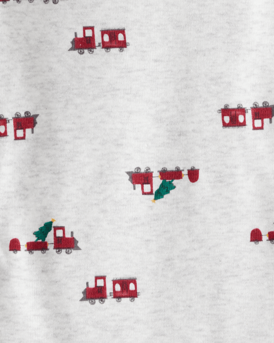 Pack 4 bodies de manga larga con estampados navideños "my first christmas" - Carter's