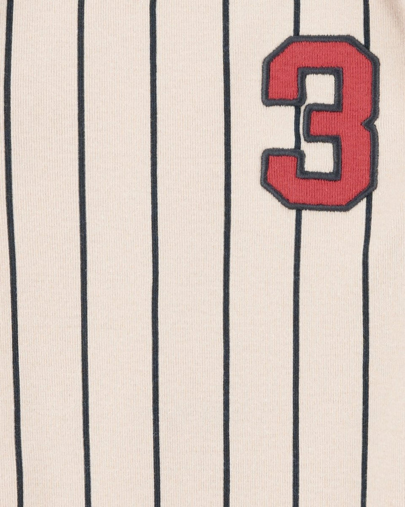 Pack cinco bodies algodón diseño béisbol - Carter´s