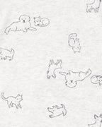 Pack cinco bodies algodón diseño perro - Carter´s