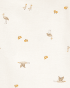 Pack cinco bodies algodón manga corta diseño aves - Carter's