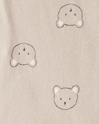Pack cinco piezas body manga corta con diseño de perro - Carter's