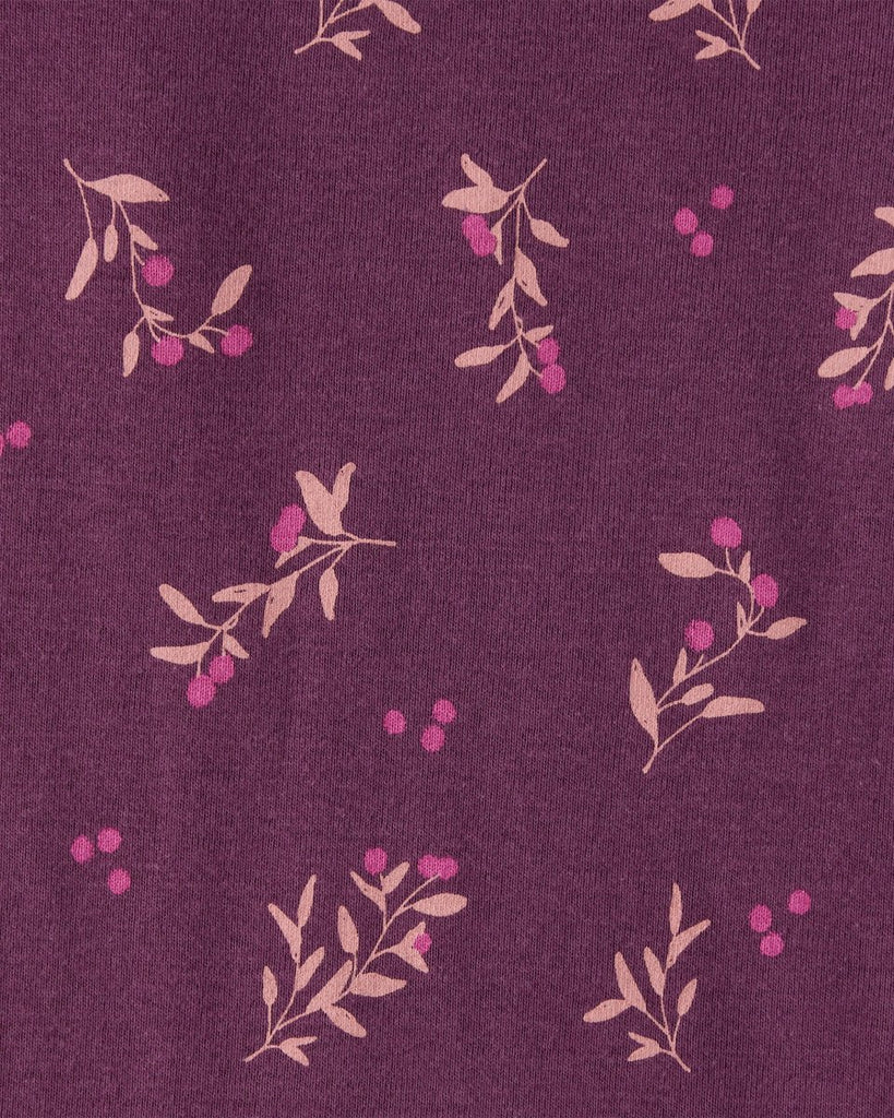 Pack cinco piezas body manga corta floral y oso - Carter's