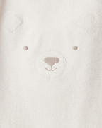 Pack cinco piezas body manga corta floral y oso - Carter's