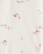 Pack cinco piezas body manga corta floral y oso - Carter's
