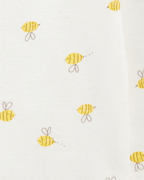 Pack cuatro bodies de algodón, abejas - Carter's
