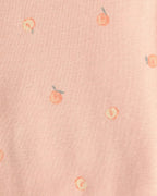 Pack cuatro bodies de algodón, estampados floral y de frutas - Carter's