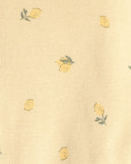 Pack cuatro bodies de algodón, estampados floral y de frutas - Carter's