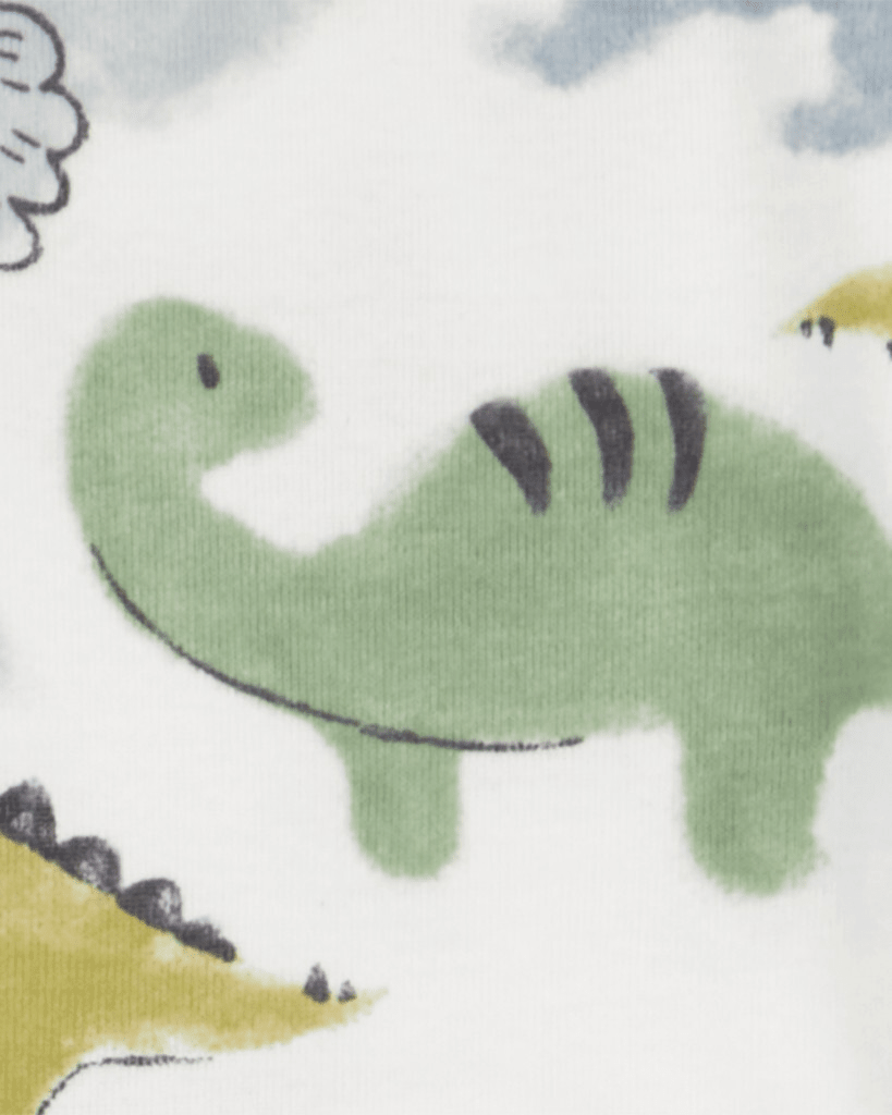 Pack cuatro bodies diseño dinosaurios y rayas - Carter's