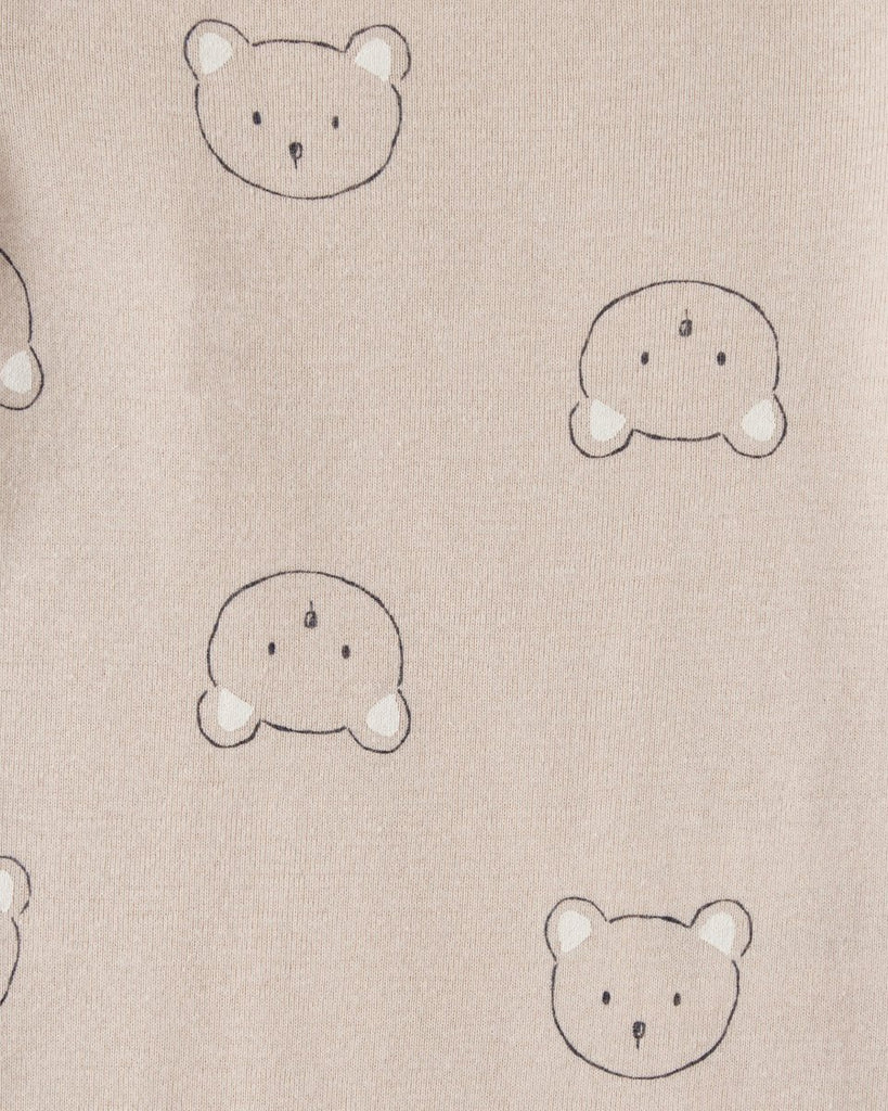 Pack cuatro piezas body manga larga con diseño de oso - Carter's