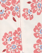 Pack de 2 pijamas de algodón con pies, estampado floral - Carter's