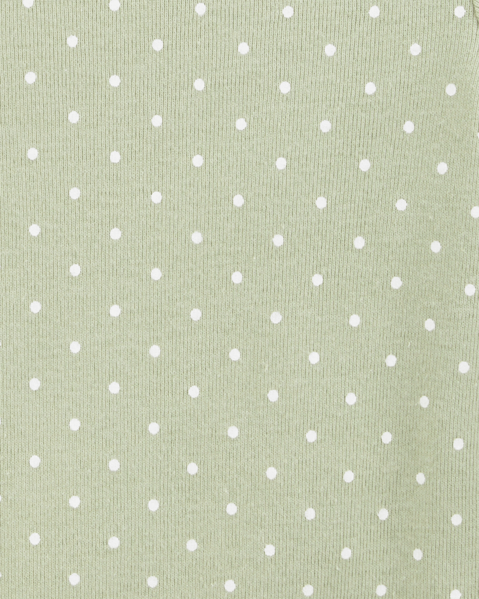 Pack de cuatro bodies de manga larga con estampado acuático, lunares y caballito de mar - Carter's