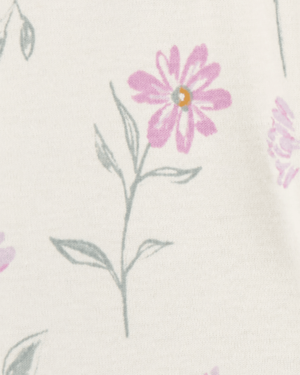 Pack dos pantalones de algodón floral - Carter's