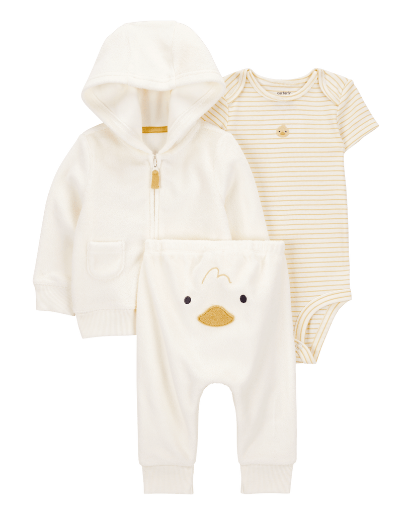 Pack Hora del Baño Neutro, Diseño Patito - Carter's