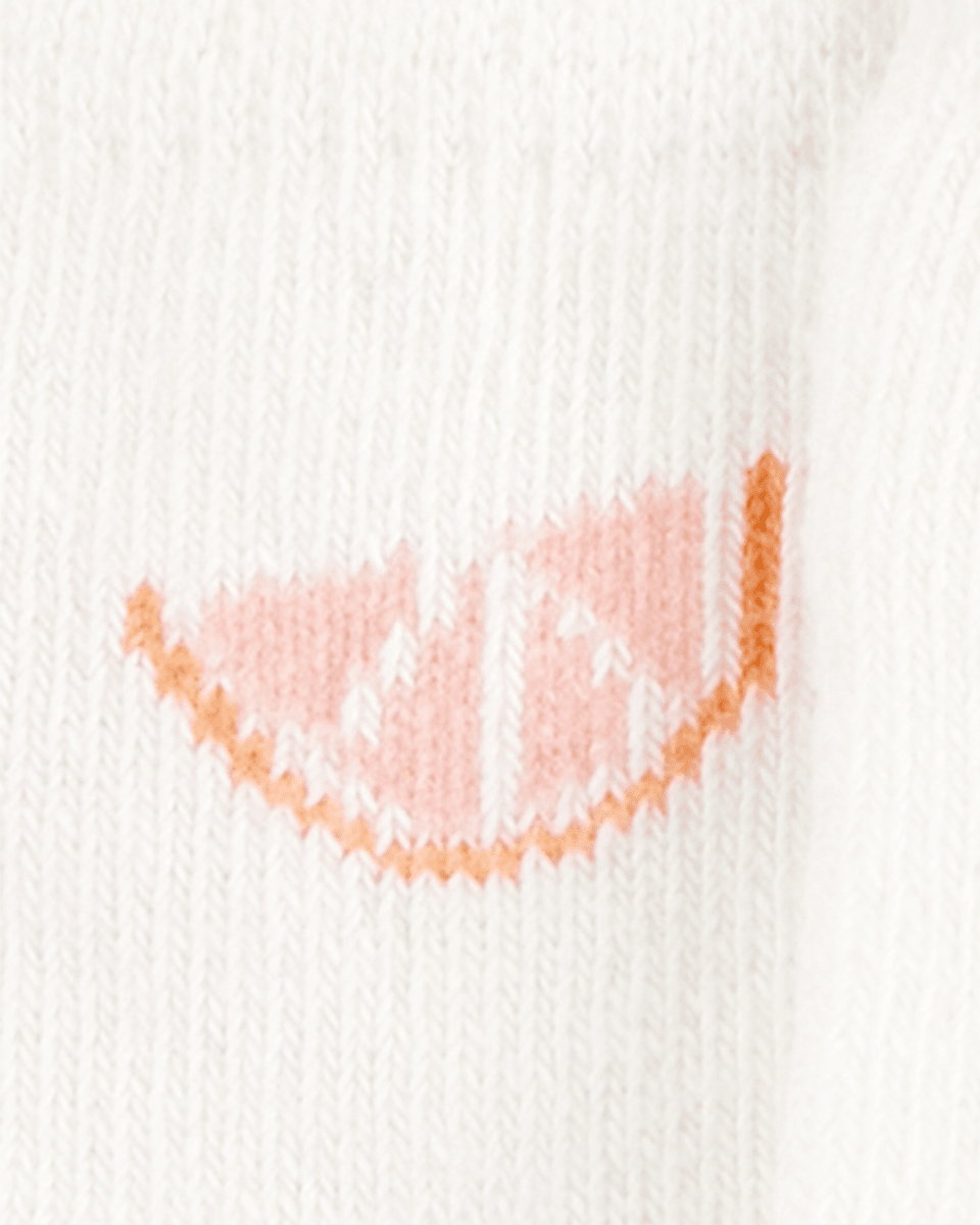 Pack seis pares de calcetines de rizo con estampado de frutas - Carter's