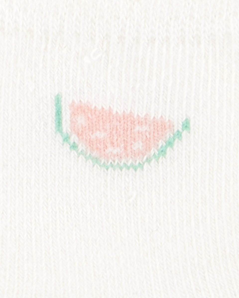 Pack seis pares de calcetines de rizo con estampado de frutas - Carter's