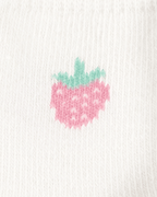 Pack seis pares de calcetines de rizo con estampado de frutas - Carter's