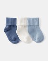 Pack tres calcetines azul