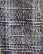 Pantalón con tirantes de cuadros grises - Carter's