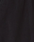 Pantalón de pana recto con tirantes, negro - Carter's