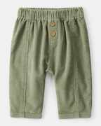 Pantalón de pana verde recto en algodón - Carter's