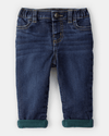 Pantalón vaquero acolchado y cómodo para bebé