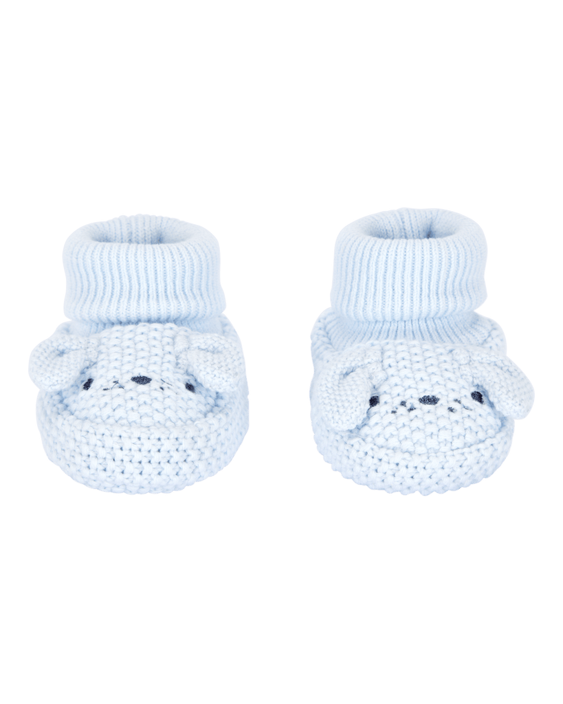 Patucos crochet perrito azul - Carter´s