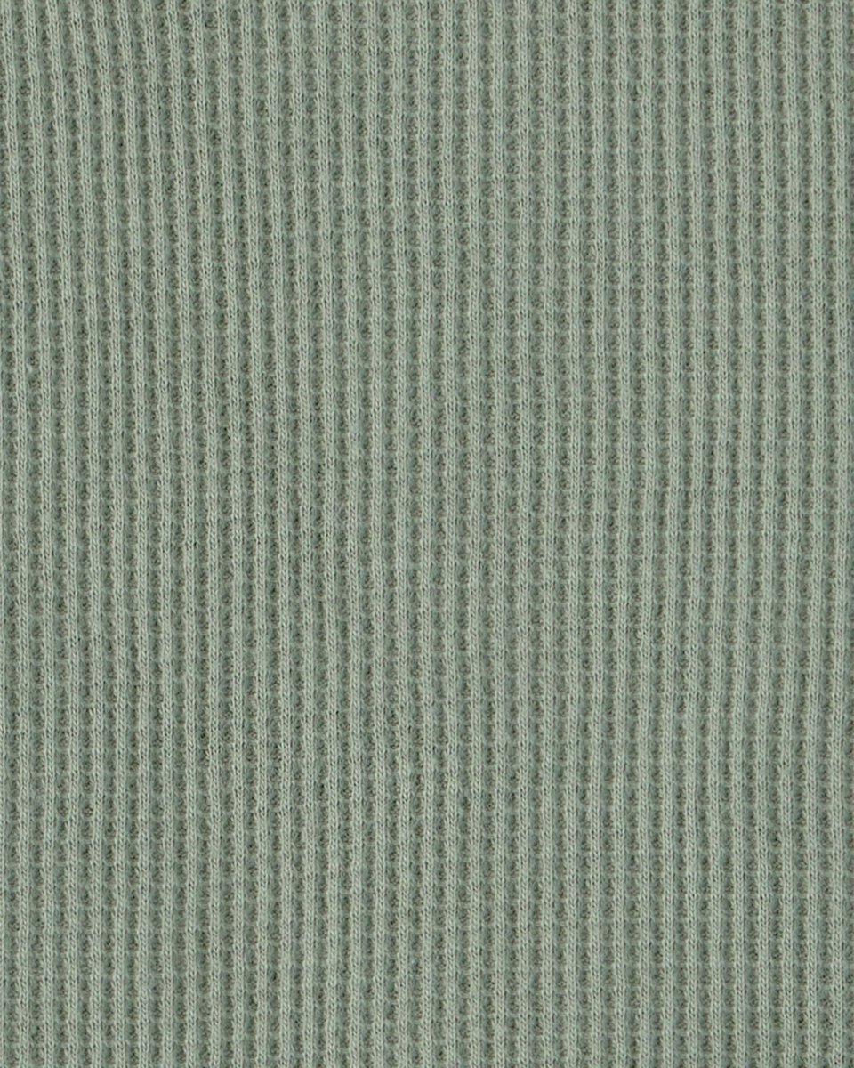 Pelele corto térmico, diseño liso verde - Carter's