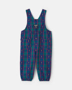 Peto de algodón a cuadros con estampado de osos, azul - Carter's