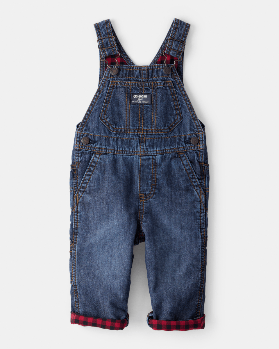 Peto de algodón con cuadros estilo búfalo - Carter's