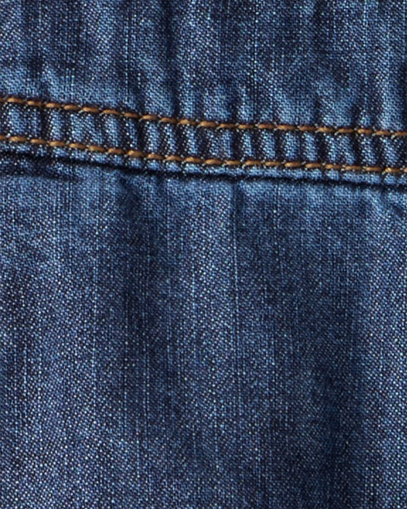 Peto de algodón con cuadros estilo búfalo - Carter's